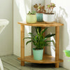 Indoor Plant Stand Bamboo Flower Shelf Plant Pots Holder Rack Corner Side Table