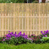 4M Slatted Bamboo Fence Screening Roll Natural Slat Panel Privacy Garden Penal