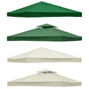 3x3m Gazebo Top Cover Roof 1/2 Tier Canopy Replacement Pavilion Camping·Garden-