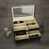 12Grid Sunglasses Glasses Storage Display Case Box Multi-function
