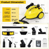 Multipurpose Steam Cleaner 2000W Rolling Cleaning Machine Steamer for Carpet