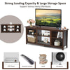 2-in-1 TV Stand for TVs up to 65 Inches Wooden TV Console Table Media Canter