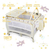 Portable Baby Playard 3 in 1 Convertible Bassinet Cot Bed Toddler Changing Table
