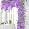 SYST Wedding Wisteria Fake Flowers Artificial Flower Vine Hanging Garland Decor