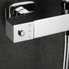 Bathroom Luxury Rain Mixer Shower Combo Set Wall Mounted Rainfall Shower System