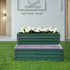 Garden Metal Raised Vegetable Planter Outdoor Flower Trough Herb Grow Bed Box
