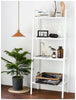 Metal Ladder Storage Shelf Display Stand Organiser Bookcase Corner Shelving Unit