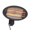 Wall/Standing Patio Heater Outdoor Garden 3Heat Settings Electric Heating Quartz