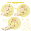 2-in-1 Triangle Climbing Set Wooden Toddler Climbing Triangle Ladder with Ramp
