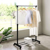 Adjustable Mobile Tidy Clothes Rail Coat Garment Hanging Rack Shoe Storage Stand