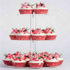 3 Tier Cupcake Stand Display Cake Dessert Food Platter Round Stand Party Serving