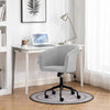 Home Office Study Desk Chair Velvet Computer Chair Accent Armchair with Wheels