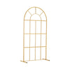 2M Lawn Wedding Arch Backdrop Stand Flower Display Frame Background Metal Rack