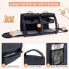 2-In-1 Pet Carrier Pet Kennel Cat Dog Travel Crate w/Removable Hammock Carry Bag