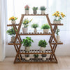 Large Sized Wood Plant Stand Multifunctional