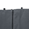 Outdoor Privacy Curtain 4-Panel Sidewalls for 3 x 3 (M) GazebosGrey