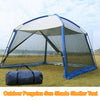 Large Garden Camping Tent Mesh Walls Sun Shade Shelter Patio Gazebo Pergolas