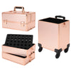4 in 1 Large Makeup Beauty Cosmetic Case Trolley Box Hairdressing Nail Storage