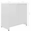 Under Sink Bathroom Storage Cupboard Bath Organizer Cabinet Bath Furniture Unit