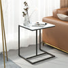 Marble Coffee Table End Side Table Laptop Holder Full Open Storage C Stand Frame