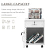 Office Filing Cabinet Mobile Under Desk File Storage Cupboard w/ Drawers Wheels