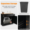Kitchen Trash Cabinet Tilt Out Trash Bin Cabinet Freestanding Recycling Cabinet