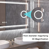 XXL Bathroom Mirror LED Illuminated Makeup Magnifying Touch Sensor Switch Defog