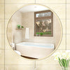 40-80cm Round Wall Mounted Mirror Bathroom Bedroom Makeup Dressing Vanity Decor