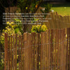 4M Natural Slat Bamboo Garden Screening Fencing Fence Secure Screen Roll Panel
