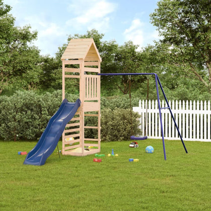 Outdoor Playset Solid Wood Pine G6Y0