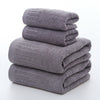 Pack of 4 100% Cotton Bath Sheet Towel Set Face Towel Beach Towel Soft Bath