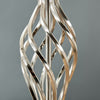 Barley Twist Table Lamp Traditional Glass Living Room 47CM Tall Light LED Bulb