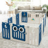16 Panel Baby Playpen Foldable Toddler Play Yard Fence Safety Activity Center