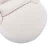 Swivel Tub Chair Teddy Fabric Accent Armchair Barrel Chairs Reading Chair QG