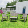 4Piece Garden Furniture Lounge Set Dining Corner Sofa Table Chairs Outdoor Patio