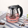 2L Teapot Infuser Contemporary Kitchen Design Large Glass Infusion Tea Pot Home