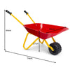Kids Metal Wheelbarrow Garden Outdoor Wheel barrow Children Play Toy Fun Gift