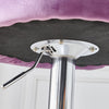 Set of 2/4/6 Velvet Bar Stools for Breakfast Kitchen Comtemporary Barstool Chair