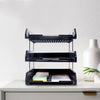 3Tier Office Filing Trays Letter Rack Desk Organiser Paper A4 Document Holder UK