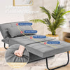 4-in-1 Convertible Sofa Bed Folding Ottoman Sleeper Space Saving Couch Lounger