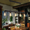 Vintage Industrial Ceiling Pendant Light Steampunk Pipe 5Way Hanging Retro Lamp