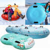 47/62/95'' Inflatable Snow Tube Winter Fun Toy Sled Outdoor Sledding with Handle