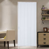 Concertina White PVC Panel Divider Door Folding Door Living Room Study Room