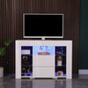 High Gloss Modern LED Display Cabinet Sideboard Buffet Cupboard TV Unit Stand UK