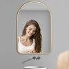 Wall Mounted Arch Mirror ressing Makeup Vanity Mirror Hallway Bedroom Decor Gold