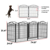 Extra Large 205 x 190cm 8 Panel Dog Playpen Pet Whelping Box for Rabbit Duck Cat