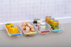 4pc Kitchen Fridge Plastic Drawer Storage Rack Holder Organizer Box Space Saver
