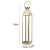 Stainless Steel Lanterns Candle Holder Stand Hanging/Free Standing Wedding Decor