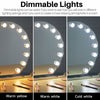 15Bulb Dimmable LED Light Hollywood Dressing Table Mirror Vanity Cosmetic Mirror