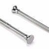 50-240cm Spring Loaded Net Voile Extendable Tension Shower Curtain Rail Pole Rod